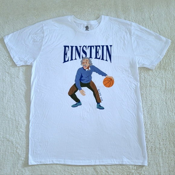 The Hebrew University of Jerusalem/Greenlight Other - Einstein Dribbling⛹️‍♂️ Basketball🏀 Graphic Tee👕 - NWOT